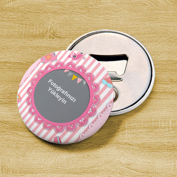 Pembe Konsept Magnet Açacak online tasarla