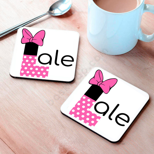 Pembe L Harfli Bradak Altlığı online tasarla