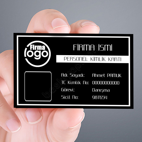 Personel Yaka Kartı online tasarla