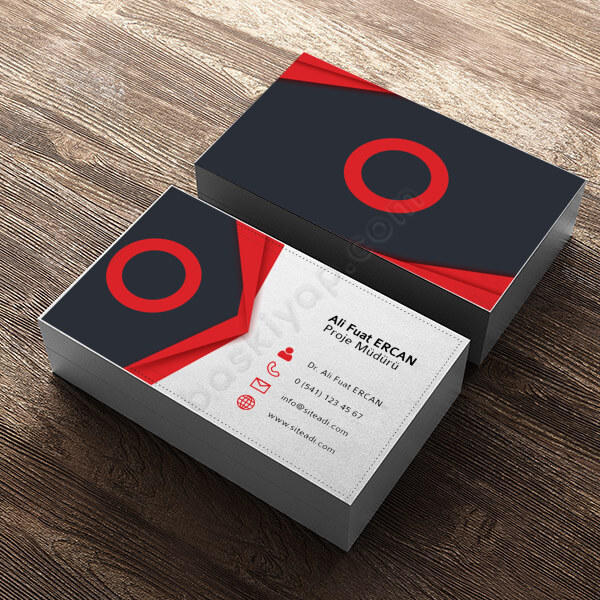 Proje Müdürlerine Özel Kartvizit online tasarla