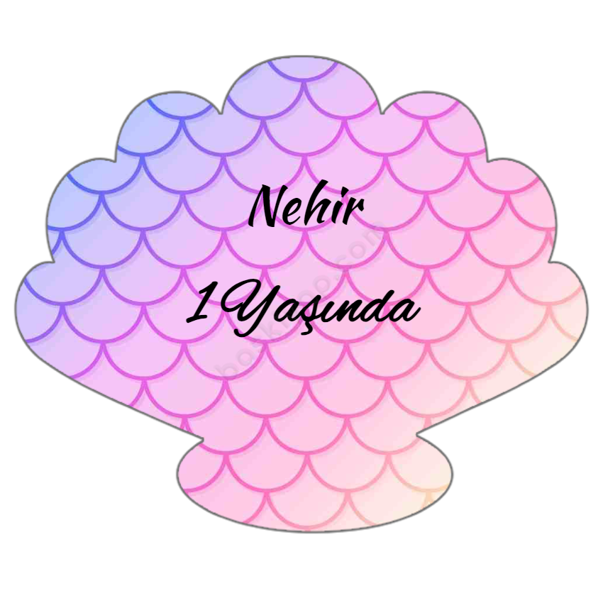 Pul Desenli İstiridye Pleksi Anahtarlık online tasarla