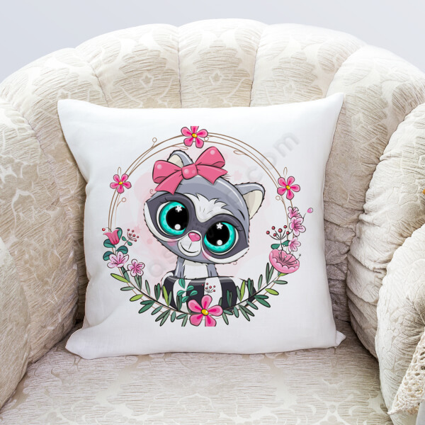 Raccon Tasarım Yastık online tasarla