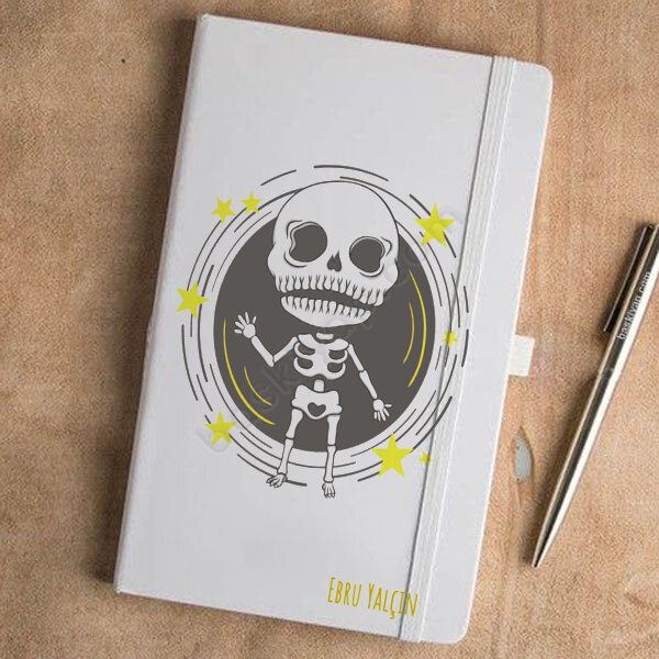 Radyoloji Teknisyeni Tasarımlı Beyaz Ajanda online tasarla