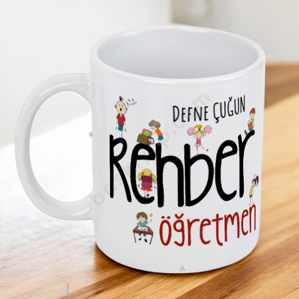 Rehber Öğretmenlerine Özel Baskılı Kupa online tasarla