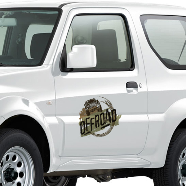 Renkli Offroad Sticker online tasarla
