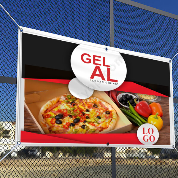 Restorant Tasarımlı Branda online tasarla