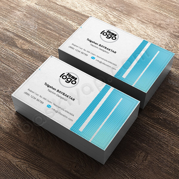 Sade Yazılımcı Kartvizit online tasarla