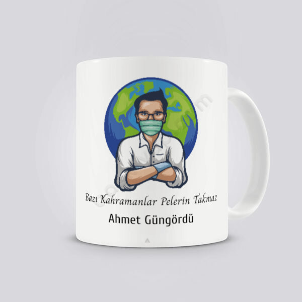 Sağlıkçıya Özel Tasarımlı Kupa Bardak online tasarla