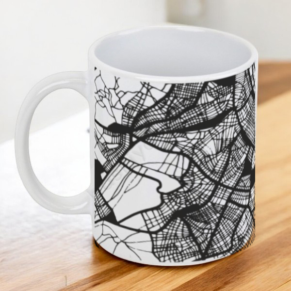 Samsun Şehir Haritası Baskılı Kupa online tasarla