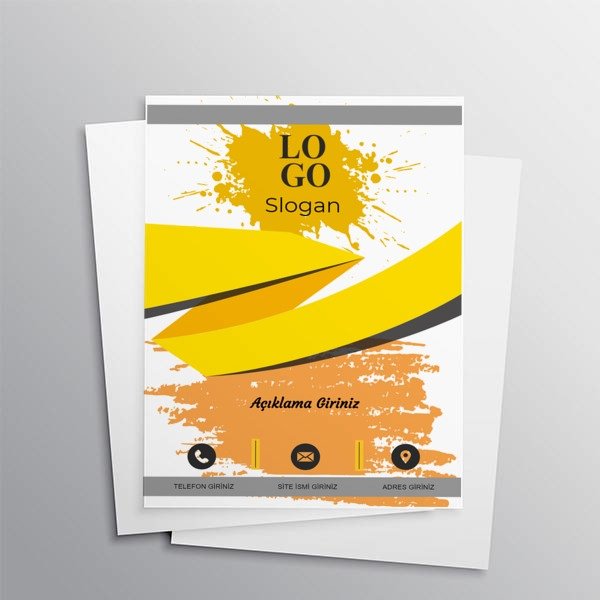 Sarı Kurumsal online tasarla