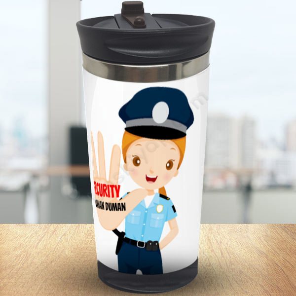 Security Baskılı Termos online tasarla