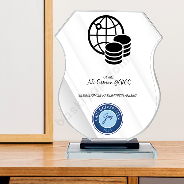 Seminere Katılım Plaketi online tasarla