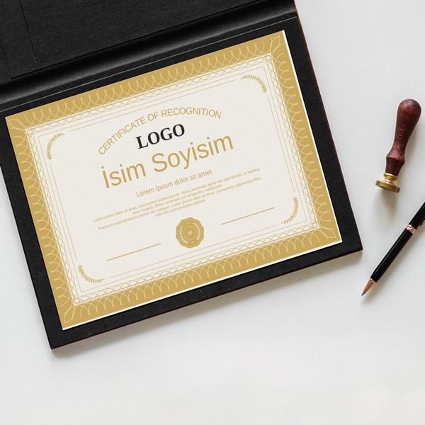 Sertifika Tasarım 8 online tasarla