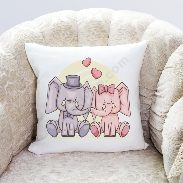 Sevgili Filler Yastık Kılıfı online tasarla