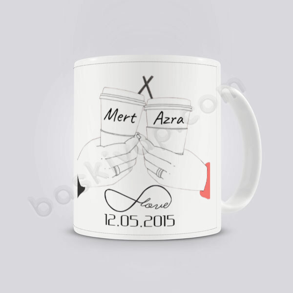 Sevgililer Günü Coffe Tasarım Kupa online tasarla