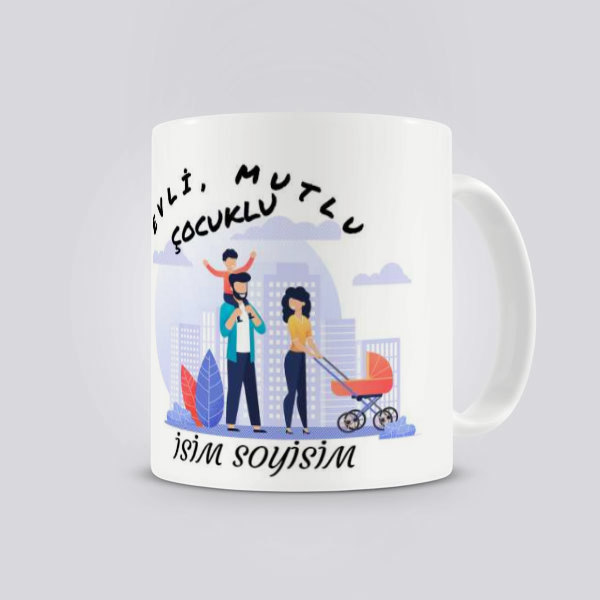 Sevgililer Günü - Evli Mutlu Çocuklu online tasarla