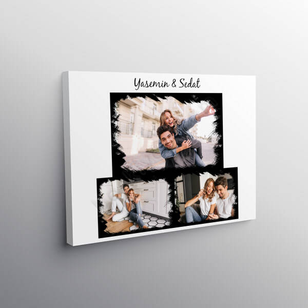 Sevgililer Günü Tasarım Çerçeveli 50X70 Kanvas Tablo online tasarla