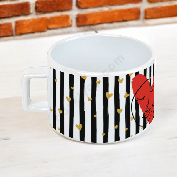 Sevgililer Gününe Özel 2 Baskılı Fincan online tasarla