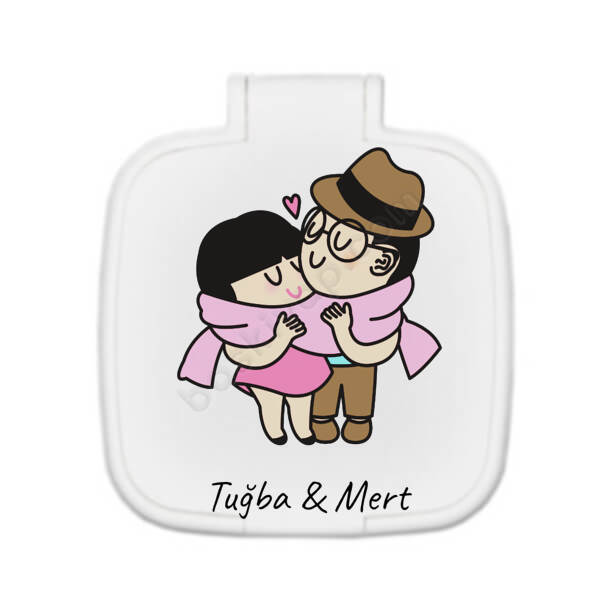 Sevgililer Gününe Özel Kare Ayna online tasarla