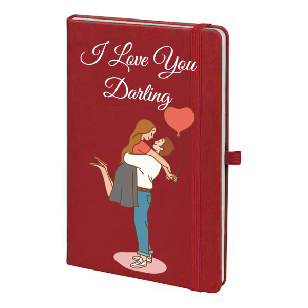 Sevgililer Gününe Özel Kırmızı Ajanda online tasarla