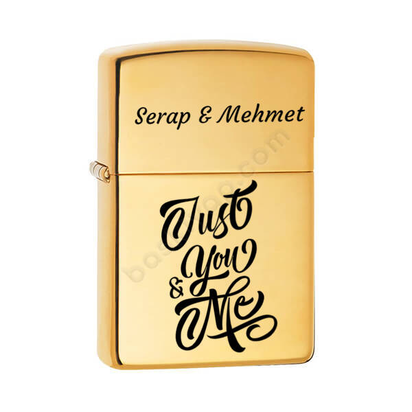 Sevgiliye Hediye Altın Çakmak online tasarla