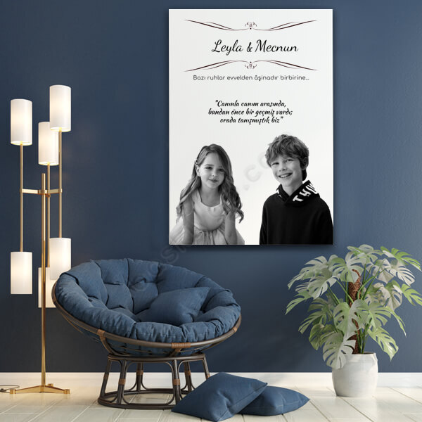 Sevgiliye Özel Kanvas Tablo 70X100 Cm online tasarla