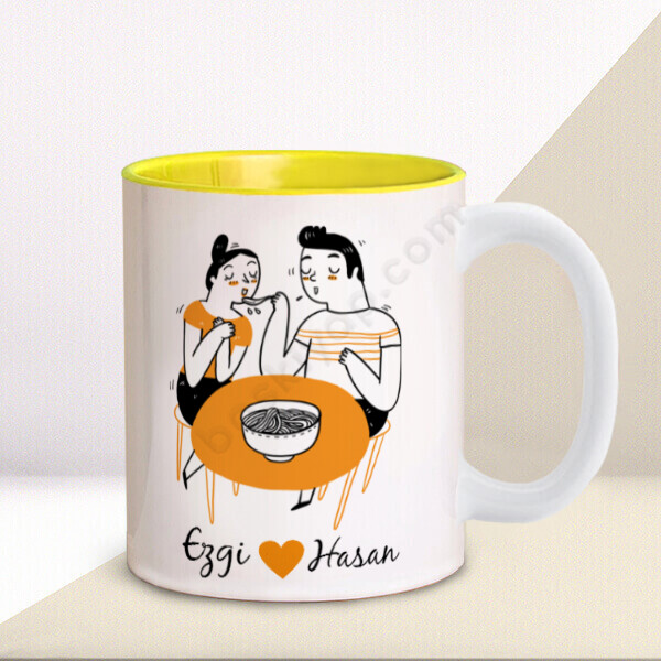 Sevgiliye Özel Tasarımlı Kupa online tasarla