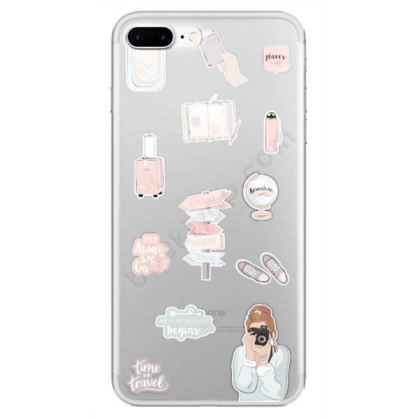 Seyahat Zamanı Tasarımlı Iphone 7 Plus Kılıf online tasarla