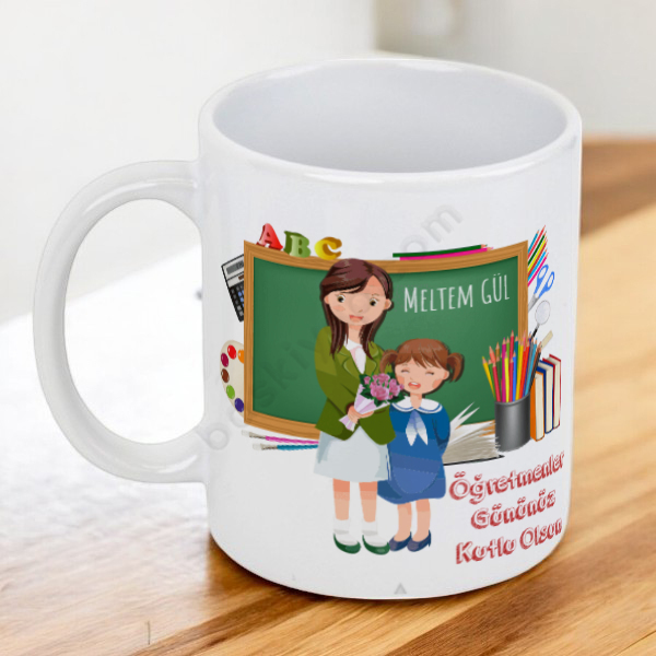 Sınıf Öğretmenine Öğretmenine Özel Hediye Kupa online tasarla