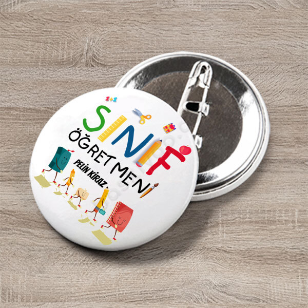 Sınıf Öğretmenlerine Özel Buton Rozet online tasarla