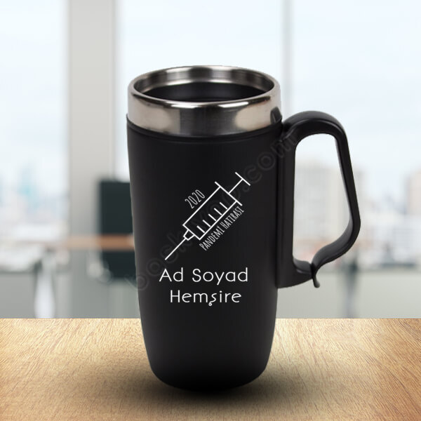 Şırınga İğne Baskılı Termos online tasarla