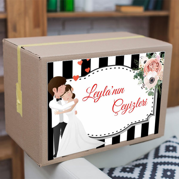 Siyah Beyaz Çizgili online tasarla