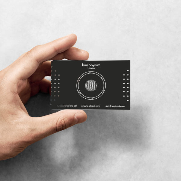 Siyah Beyaz Geometrik online tasarla