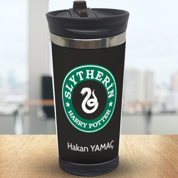 Slytherin Harry Potter Tasarım Termos 300Ml online tasarla