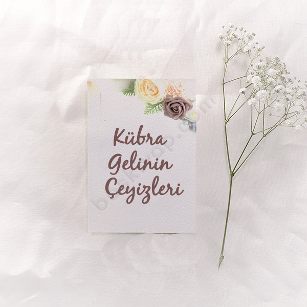 Soft Çiçekli online tasarla