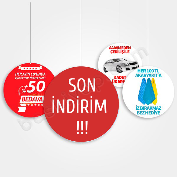 Son İndirim online tasarla