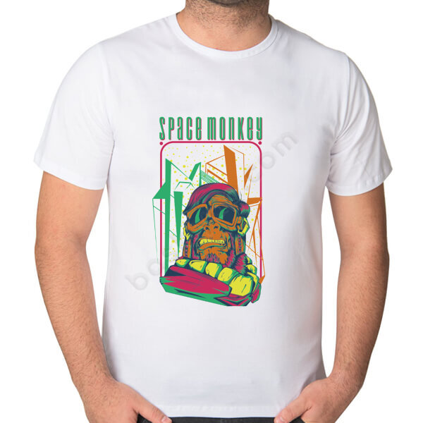Space Monkey Tişört online tasarla