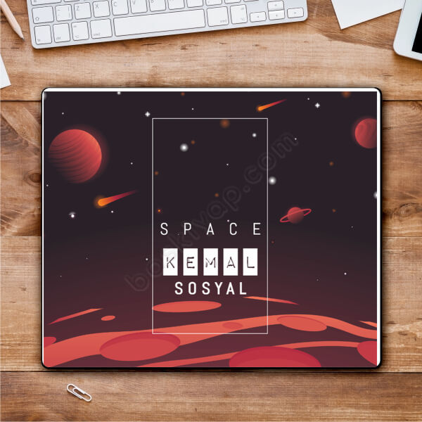 Space Tasarımlı Mouse Pad online tasarla