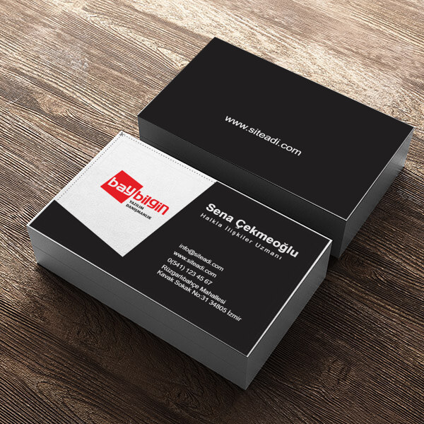 Standart Kartvizit online tasarla