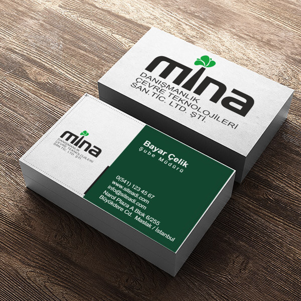 Standart Kartvizit online tasarla