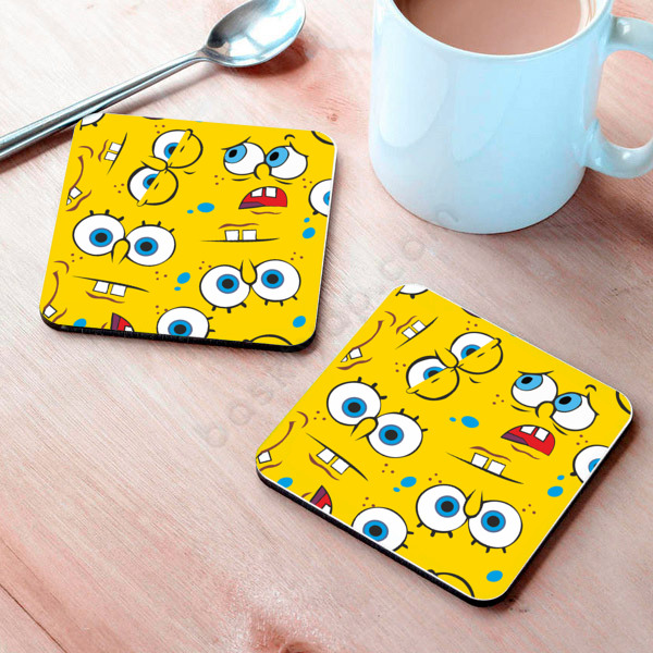 Süngerbob Tasarım Bardak Altlığı online tasarla
