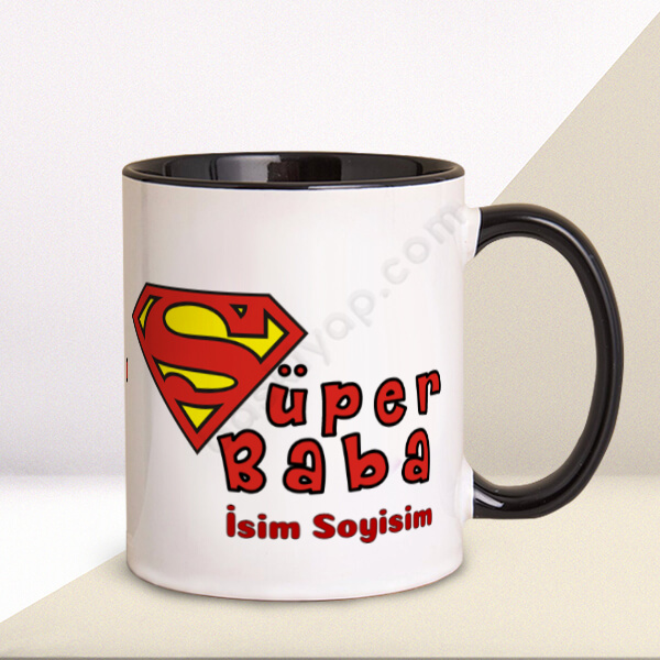 Süper Baba Tasarımlı Kupa online tasarla