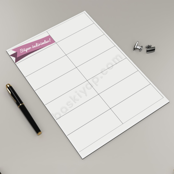 Süper İndirimler Etiket Tasarımı online tasarla