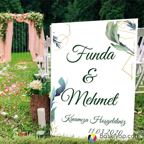 Mavi Yaprak Desenli online tasarla