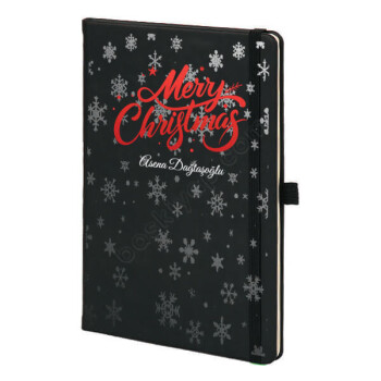 2022 Tasarımlı 2 Siyah Ajanda Defter online tasarla