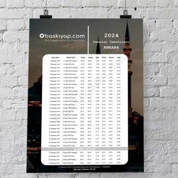 2024 İmsakiye Tasarımı online tasarla