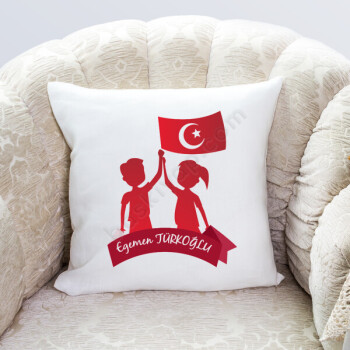 23 Nisan Çocuk Bayramı 4 Tasarım Yastık online tasarla