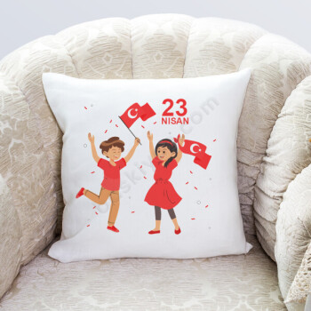 23 Nisan Çocuk Bayramı Tasarım Yastık online tasarla