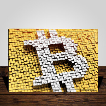 3D Bitcoin Tasarımlı Puzzle online tasarla