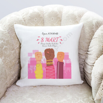 8 Mart Dünya Kadınlar Günü Tasarım Yastık online tasarla